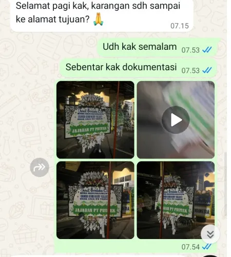 Pengiriman Papan Bunga Selamat Panunggangan Utara