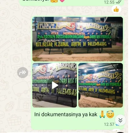 Pengiriman Papan Bunga Duka Panunggangan Utara