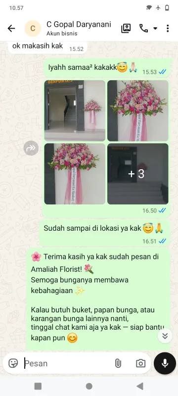 Pengiriman Karangan Bunga Panunggangan Utara