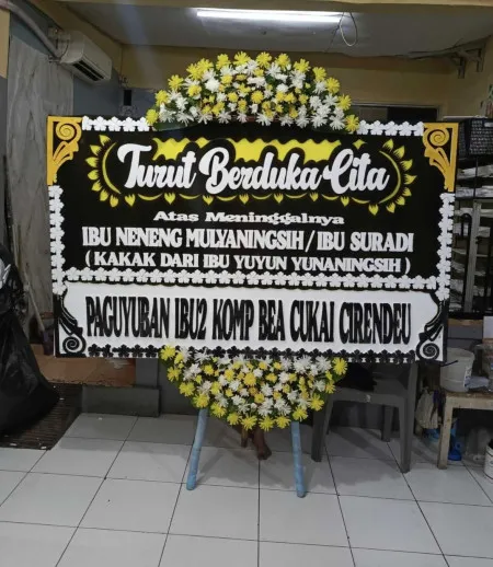 Papan Bunga Duka Panunggangan Utara